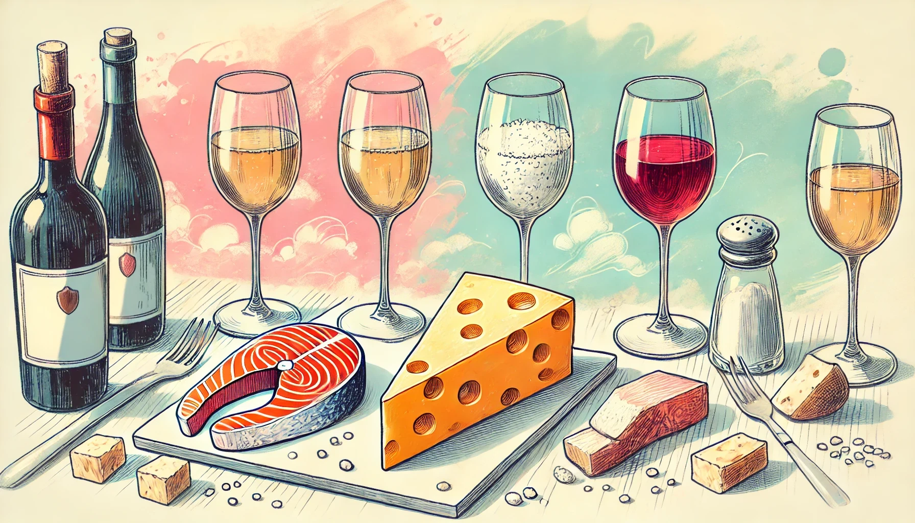 DALLE_2025-01-05_22_21_38_-_A_hand-drawn_cartoon-style_illustration_focusing_on_the_concept_of_salt_versus_acidity_in_food_pairing__The_image_features_a_playful_depiction_of_a_