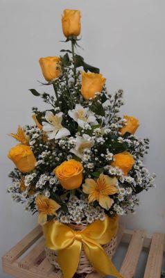 Arreglo floral Mili Floristería Tropicana. La Habana, Cuba