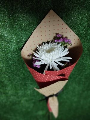 Detalle de crisantemo Floristería Tropicana. La Habana, Cuba