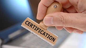 certification