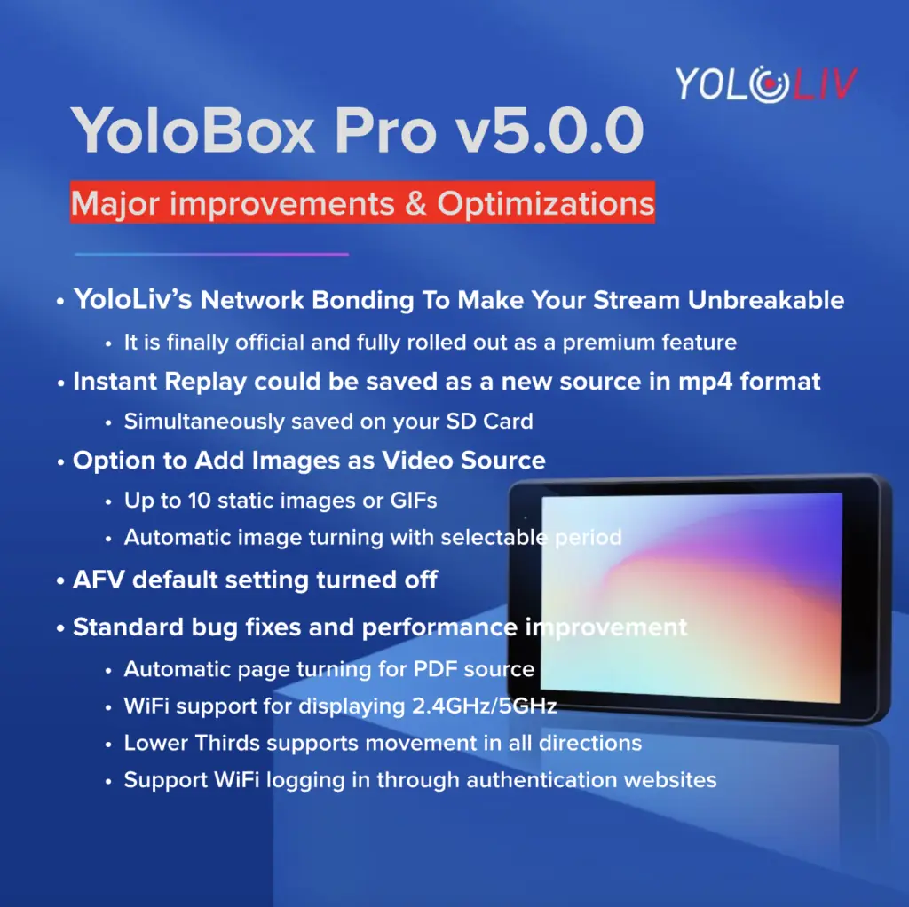 YoloBox Pro 5.0.0