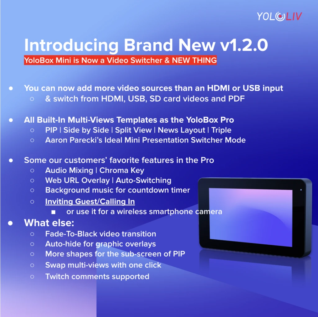 Оновлення YoloBox Mini v1.2.0