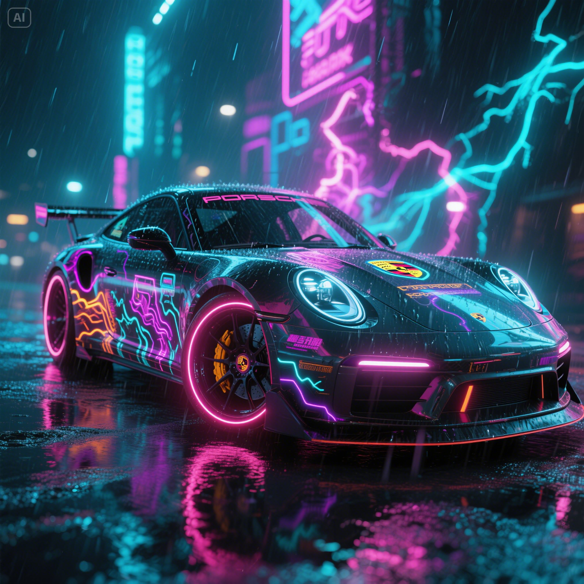 A_cyberpunk-styled_Porsche_911_with_animated_glowing_decals_holographic_body_accents_plasma-lit_wh____2