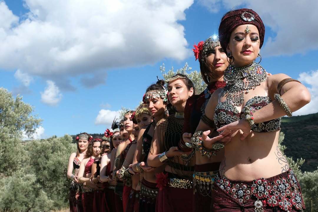 Kira Lebedeva Tribal Fusion Bellydance Online classes based in Ukraine
