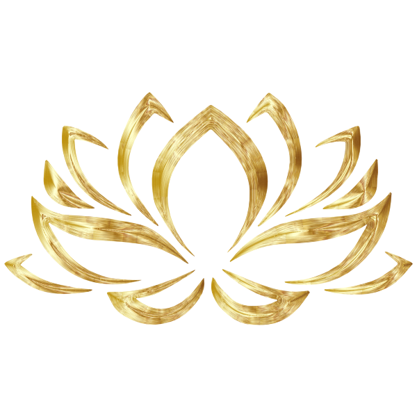 Goldenized-Lotus-Flower