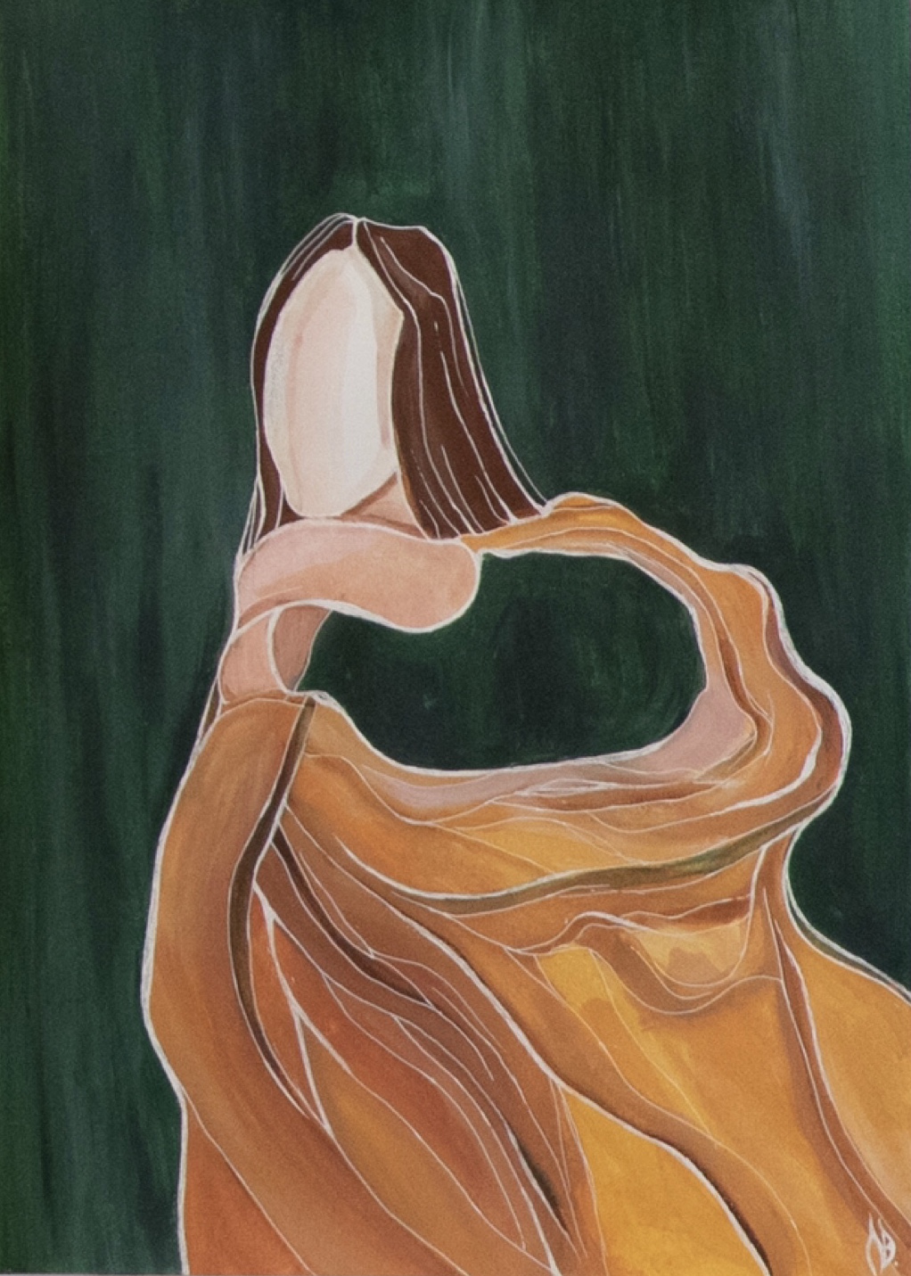 Mona_Lisa_30x42cm_2022.acrylicpenpaper_Daria_Nikitiuk