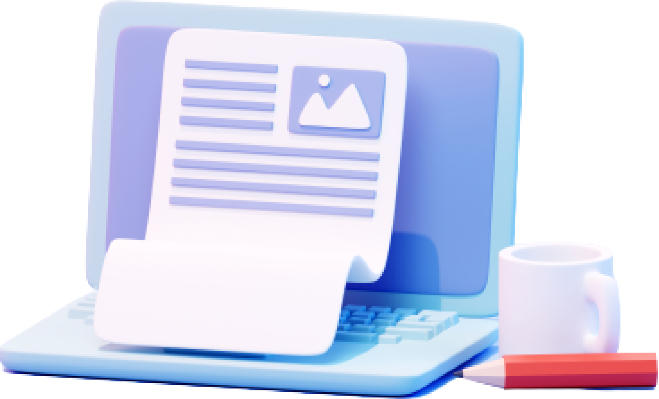 blogging-concept-3d-illustration9867