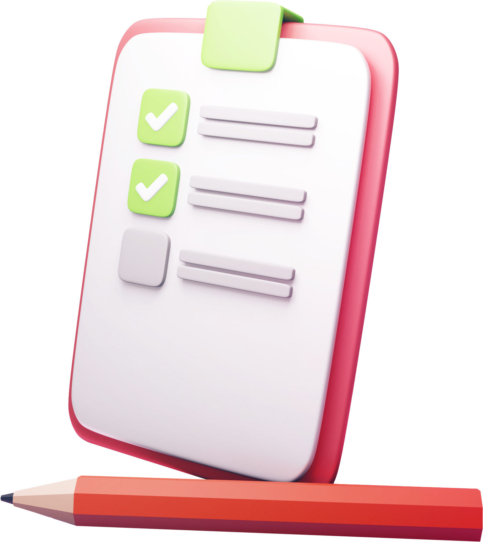 important-business-checklist-planning-shopping-reminder-project-priority-task-list-3d-render-29