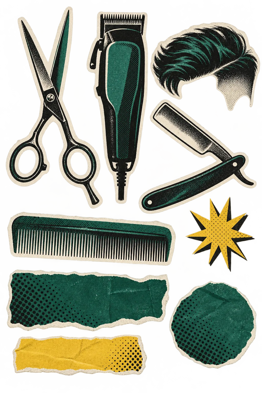 barber-collage-sheet