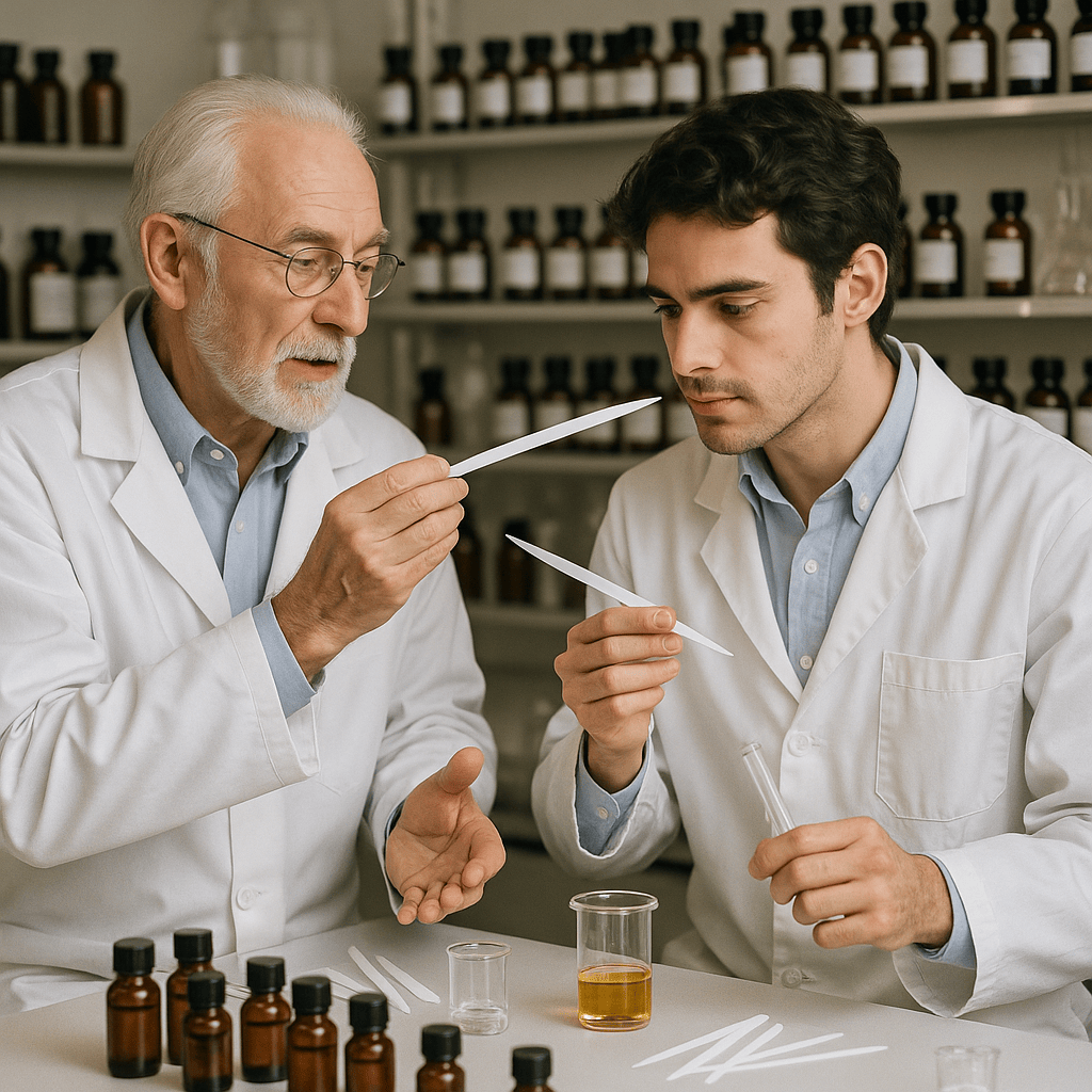 20250527_1753_Perfume_Crafting_Lesson_simple_compose_01jw93ndk9e8jb2kbbjxq9ev8n_1