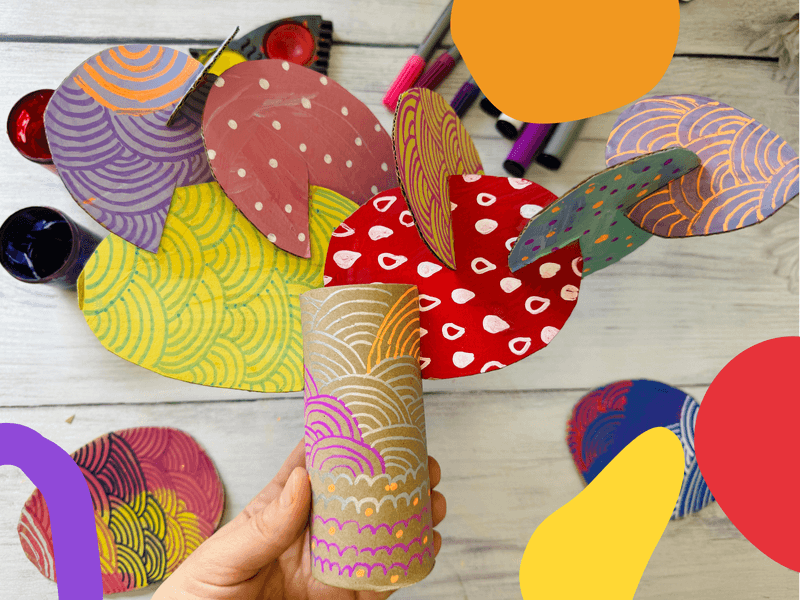 Cardboard_Tree_Art_Lesson