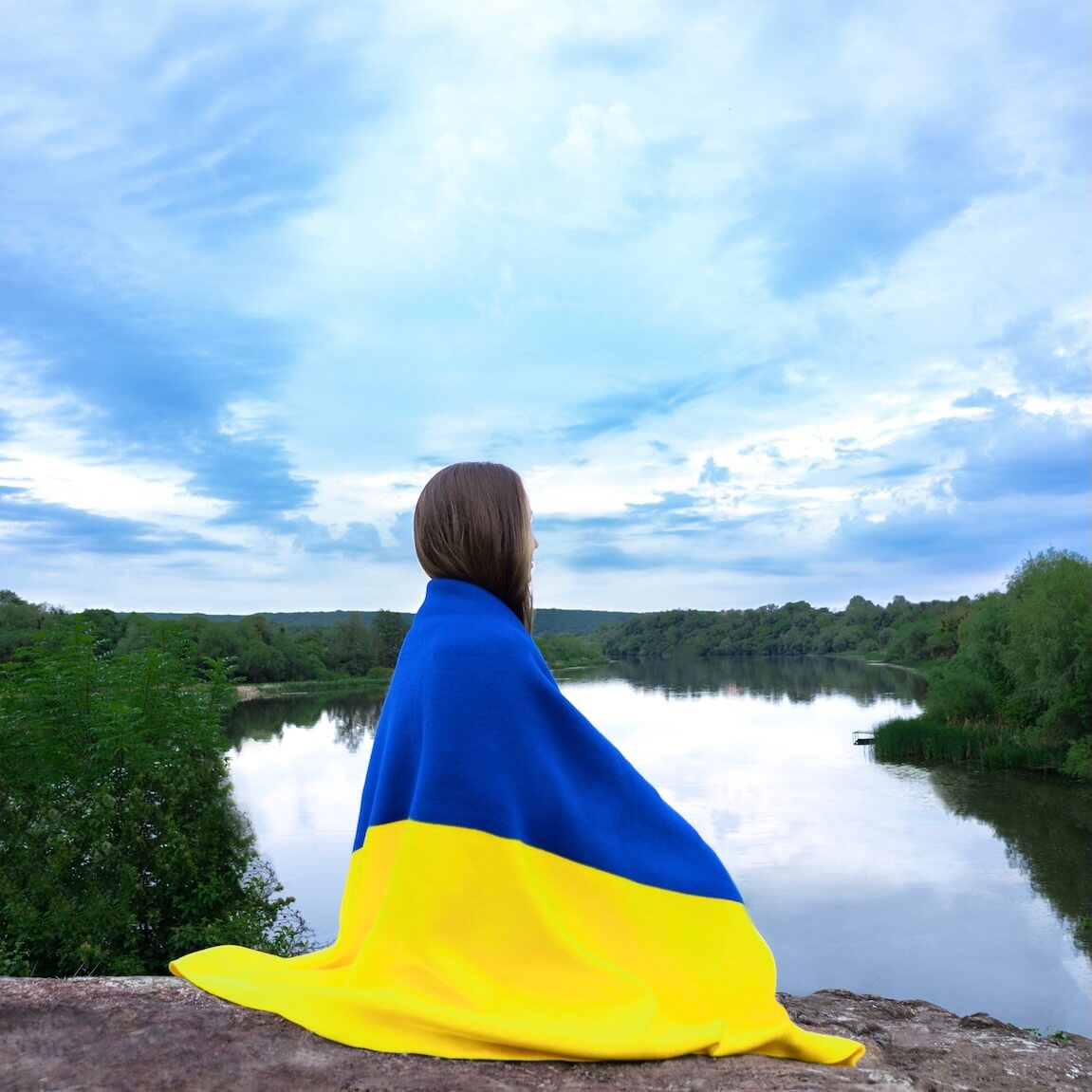 плед з принтом