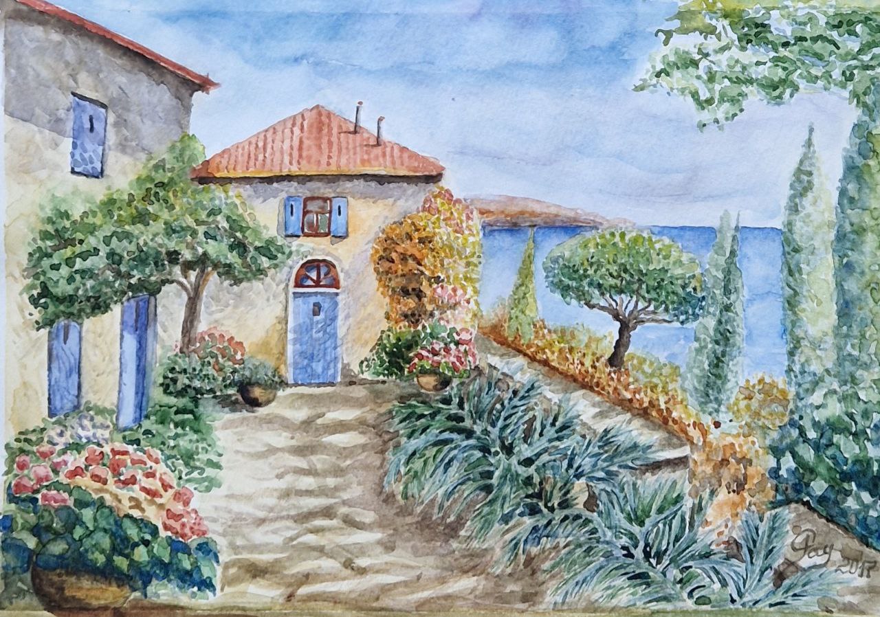 Italia._akvarel._20x30