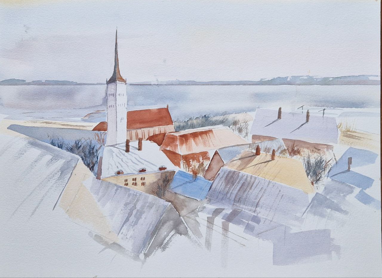 Talin._akvarel._30x40