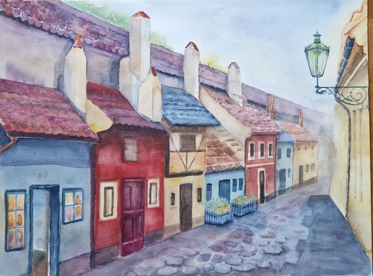 Zlat_ulika._akvarel._30x40_2