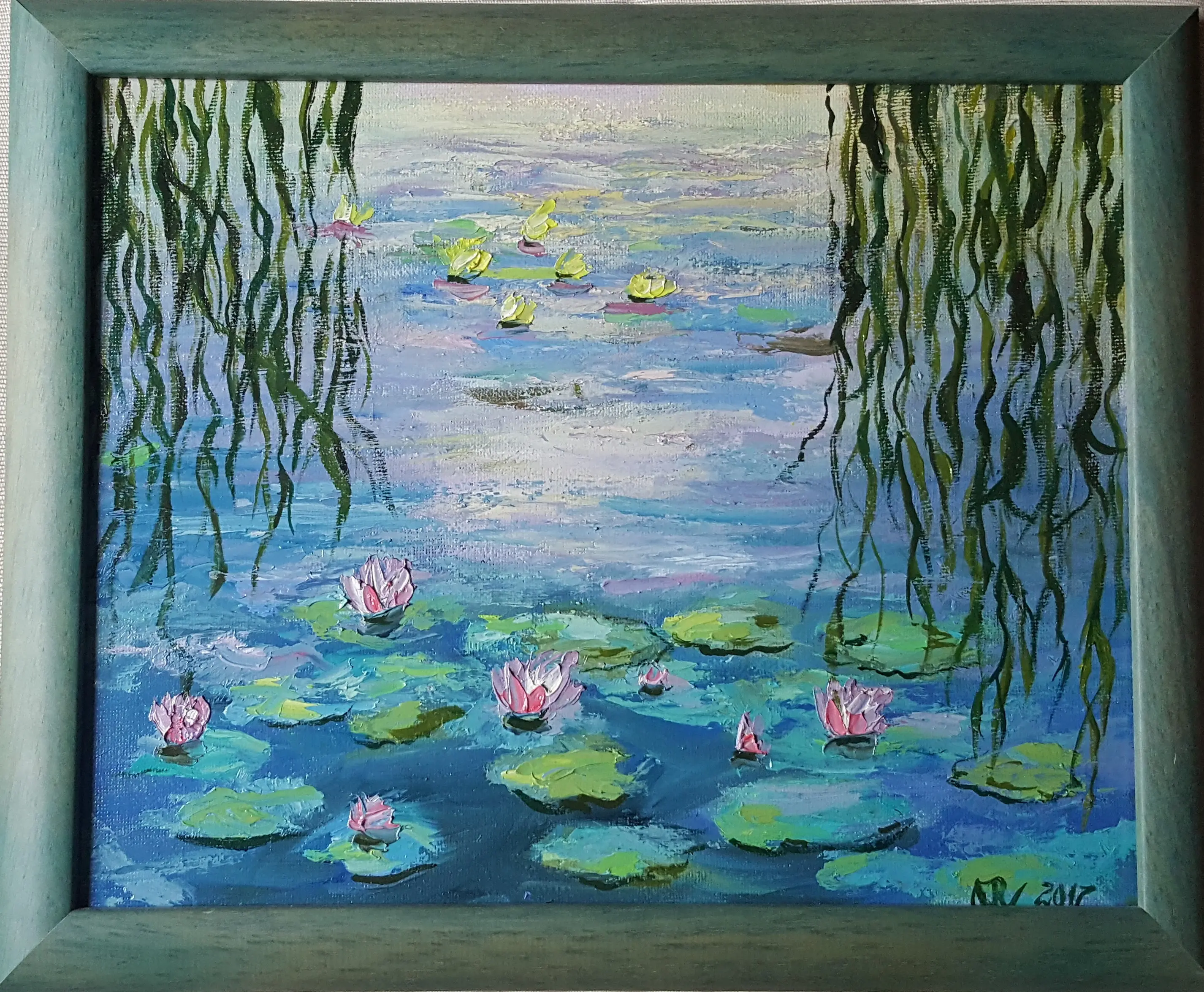 43.Кувшинки.масло.34х28.