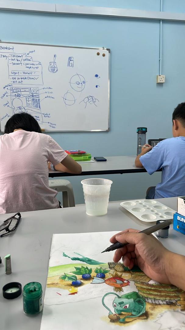 Le Art Hub | Art Class for kids, painting, drawing, colouring