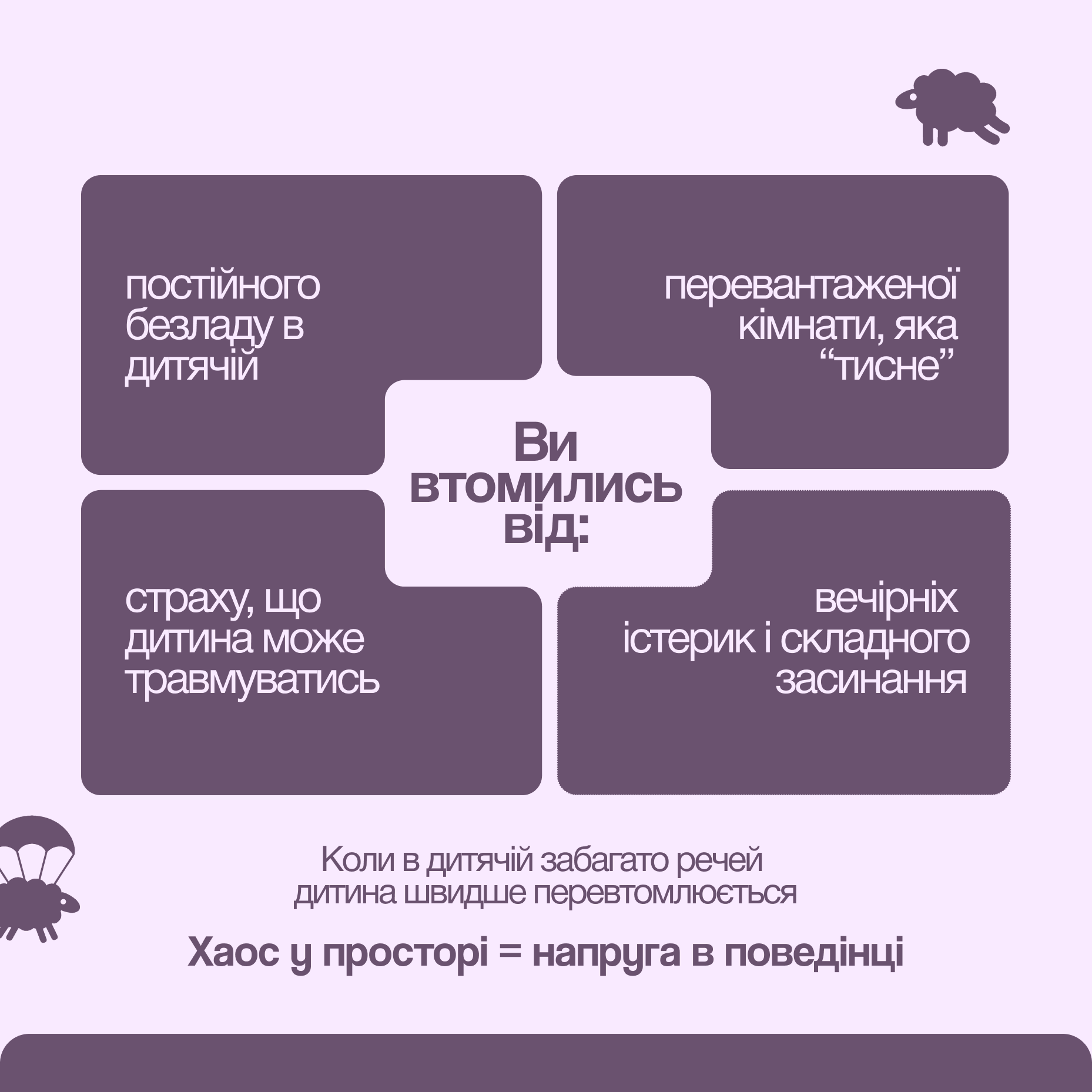 організація безпечного простору у дитячій кімнаті