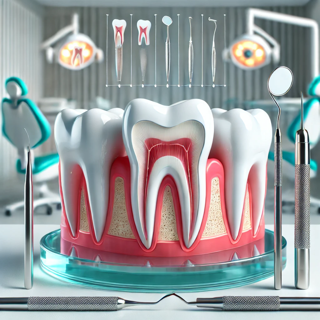 DALLE_2024-09-05_20_16_08_-_A_clean_detailed_image_related_to_periodontology_focusing_on_healthy_gums_and_the_treatment_of_gum_diseases__Display_a_cross-section_of_teeth_and_gu