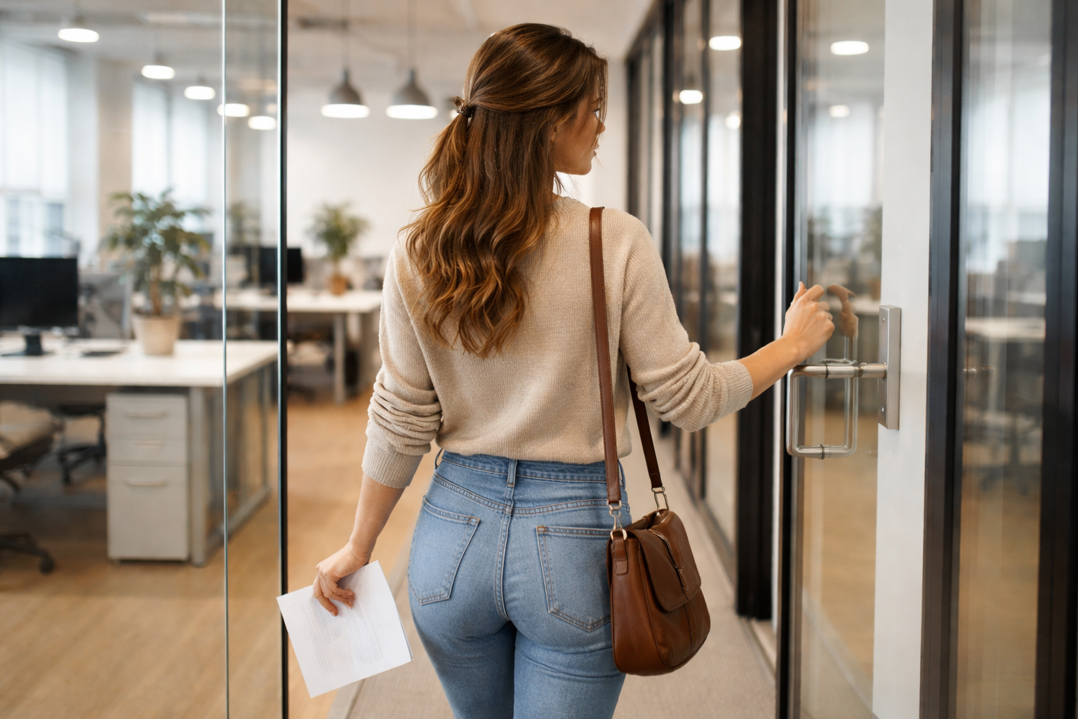 mulher-saindo-corretora